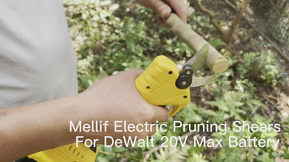 Mellif Cordless Electric Pruning Shear for DeWalt 20V Max Battery (Battery Not Included)